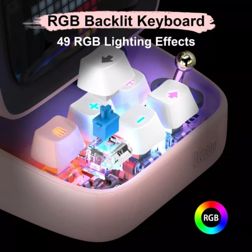 Retro Pixel Art Bluetooth Speaker with Alarm Clock & LED Display - Image 5