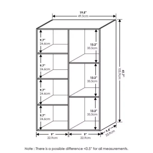 7-Cube Reversible Open Shelf - Image 8