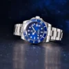 Luxury Sapphire Crystal Automatic Mechanical Men’s Watch with Stainless Steel Band