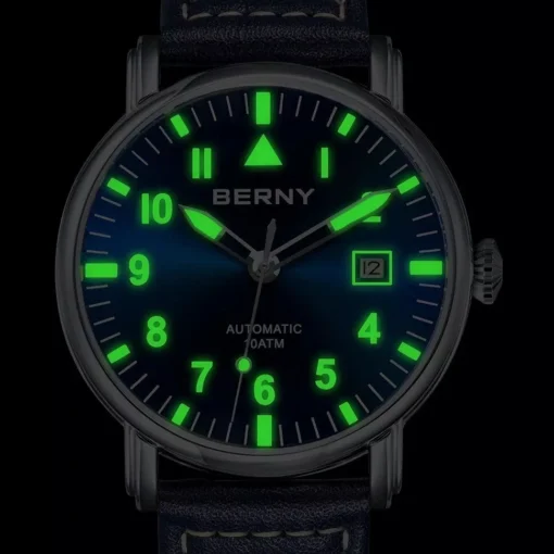 Vintage Military Pilot Automatic Watch - Image 3