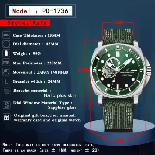 Fashion Men Mechanical Watch - Image 5