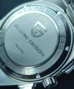 Quartz Sports Waterproof Watch with Sapphire Crystal & Stainless Steel Strap