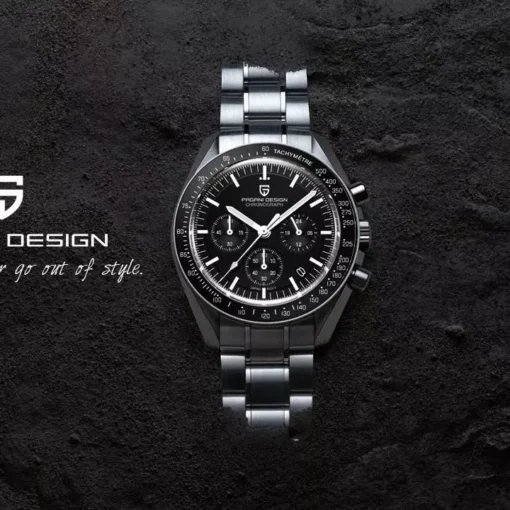 Luxury Sapphire Crystal Quartz Watch - Image 5