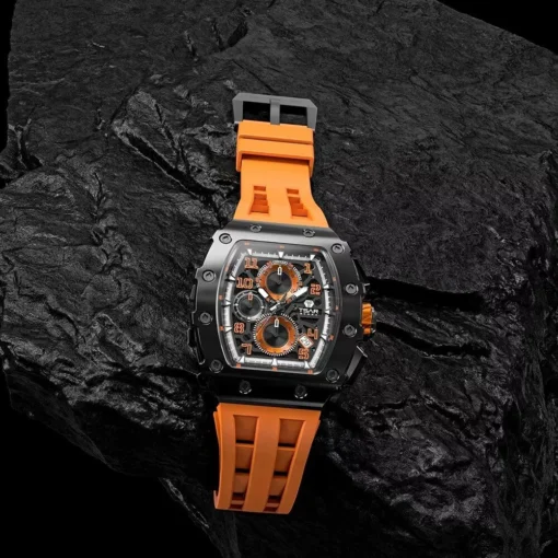 Luxury Stainless Steel Wristwatch with Sapphire Crystal - Image 5