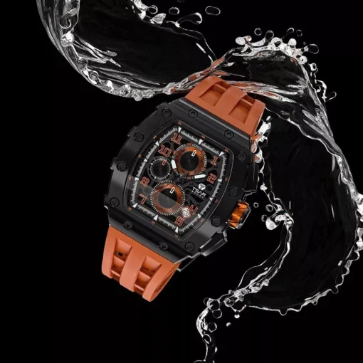 Luxury Stainless Steel Wristwatch with Sapphire Crystal - Image 6