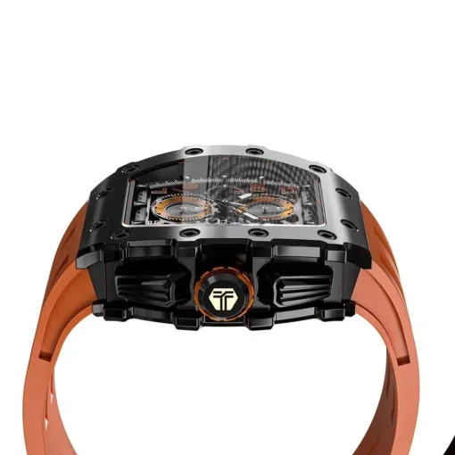 Luxury Stainless Steel Wristwatch with Sapphire Crystal - Image 4