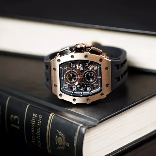 Luxury Waterproof Stainless Steel Sport Watch - Image 4