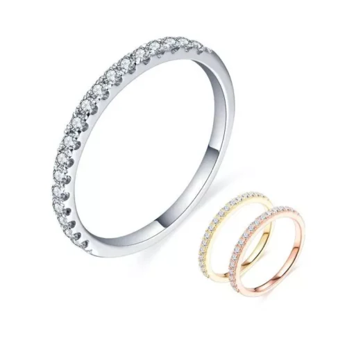 925 Sterling Silver Moissanite Cocktail Ring - Image 2