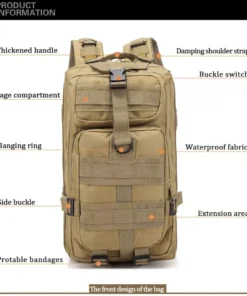 30L Waterproof Tactical Backpack