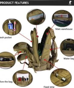 30L Waterproof Tactical Backpack