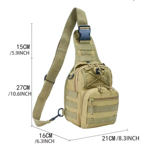 Men’s Tactical Multi-Use Chest Bag for Outdoor Adventures - Image 6