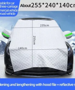 Winter Car Protection: Lengthen & Thicken Windshield Snow Cover