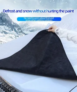 Winter Car Protection: Lengthen & Thicken Windshield Snow Cover