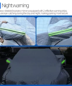 Winter Car Protection: Lengthen & Thicken Windshield Snow Cover