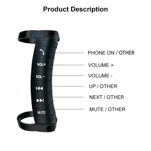 Universal Wireless Steering Wheel Controller for Car Radio & Navigation - Image 3