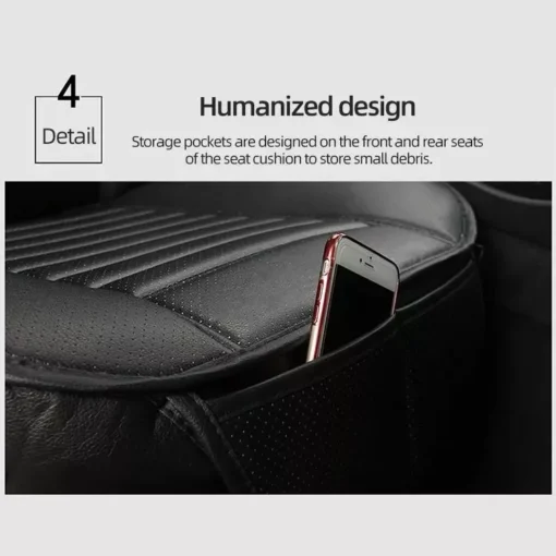 Universal Fit Luxury PU Leather Car Seat Covers - Image 7