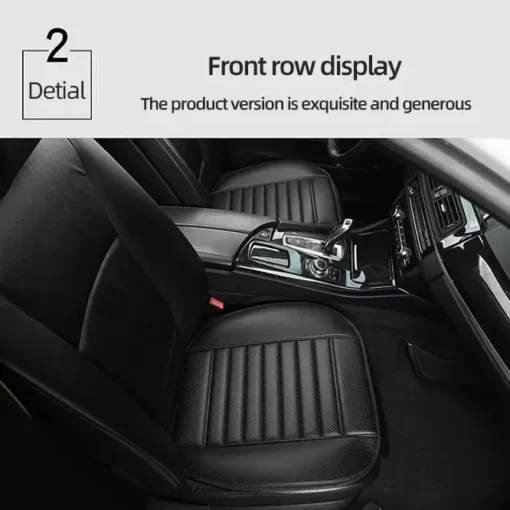 Universal Fit Luxury PU Leather Car Seat Covers - Image 5
