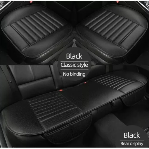 Universal Fit Luxury PU Leather Car Seat Covers - Image 2
