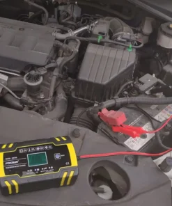 Smart 12V 24V 8A Digital Automatic Battery Charger with Pulse Repair & LCD Display