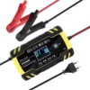 Smart 12V 24V 8A Digital Automatic Battery Charger with Pulse Repair & LCD Display