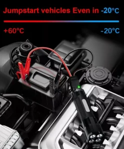 Ultimate 6-in-1 Car Jump Starter & Portable Power Bank with LED Flashlight and SOS Features