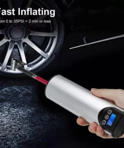 Portable 12V 150PSI Electric Air Pump with LCD Display