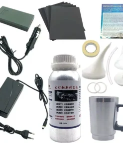 Car Headlight Restoration Kit – 800g Non-Scratch Hydrophobic Polish