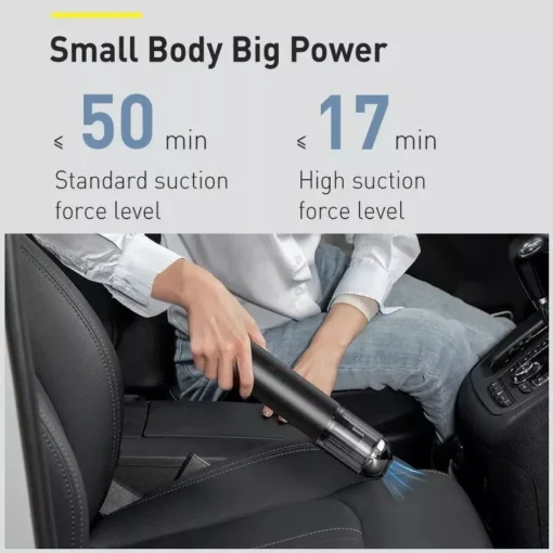 Powerful Wireless Car Vacuum Cleaner with LED Light - Image 4