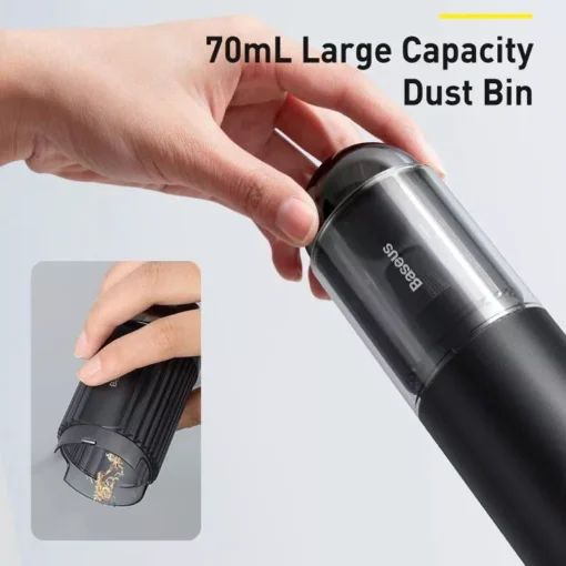 Powerful Wireless Car Vacuum Cleaner with LED Light - Image 7