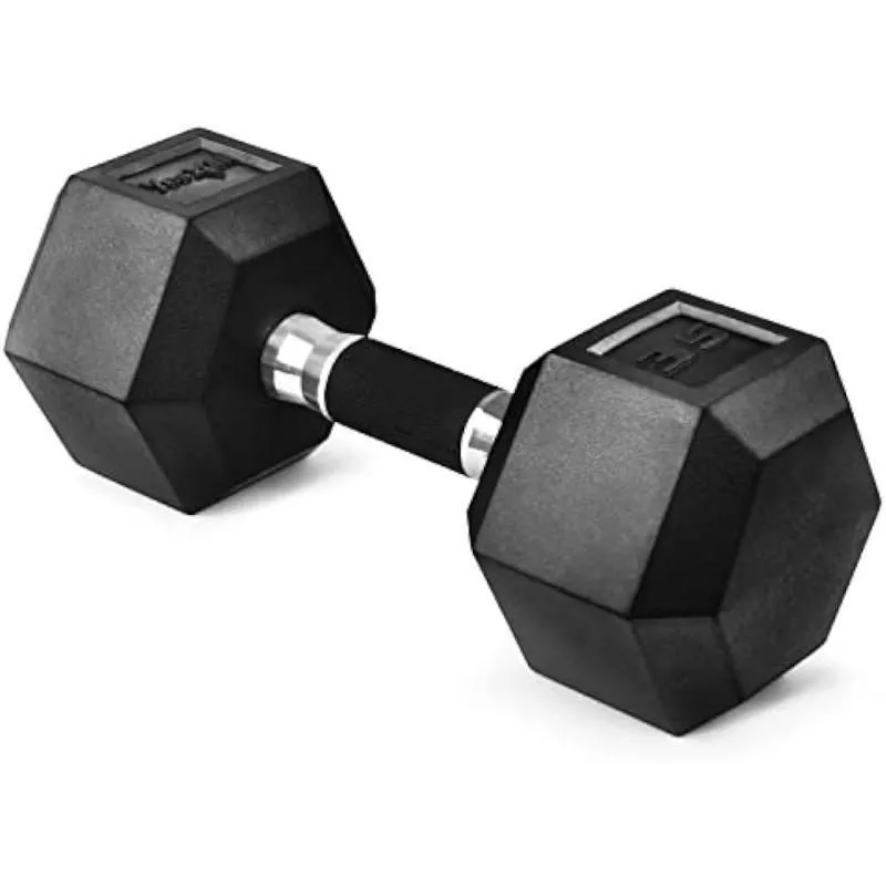 35lb Hex Dumbbell with Rubber Grip