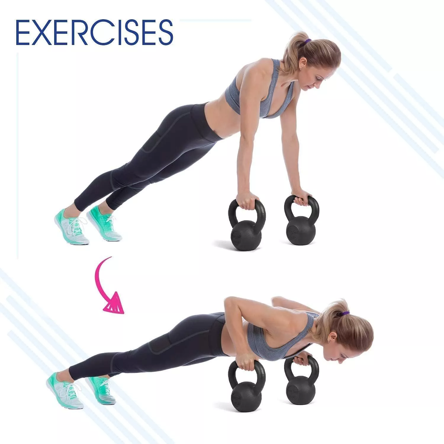 Solid Cast Iron Kettlebell for Strength Training
