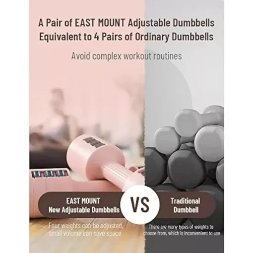Adjustable Hand Weight Dumbbell Set - Image 5