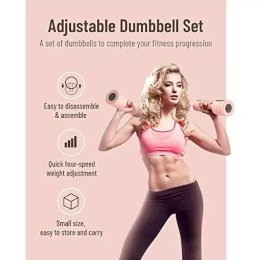 Adjustable Hand Weight Dumbbell Set - Image 3