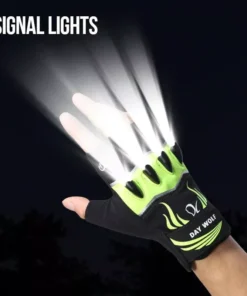 LED Light-Up Cycling Gloves