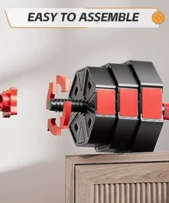 3-in-1 Adjustable Dumbbell and Barbell Set