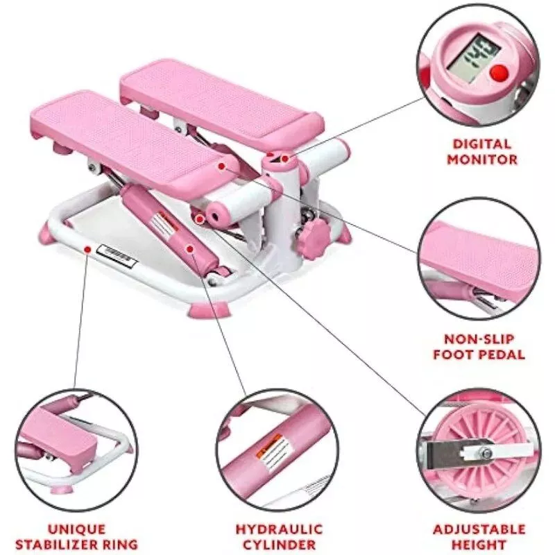 Pink Portable Mini Stair Stepper