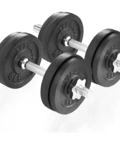 Adjustable Cast Iron Dumbbell Set for Full Body Workout