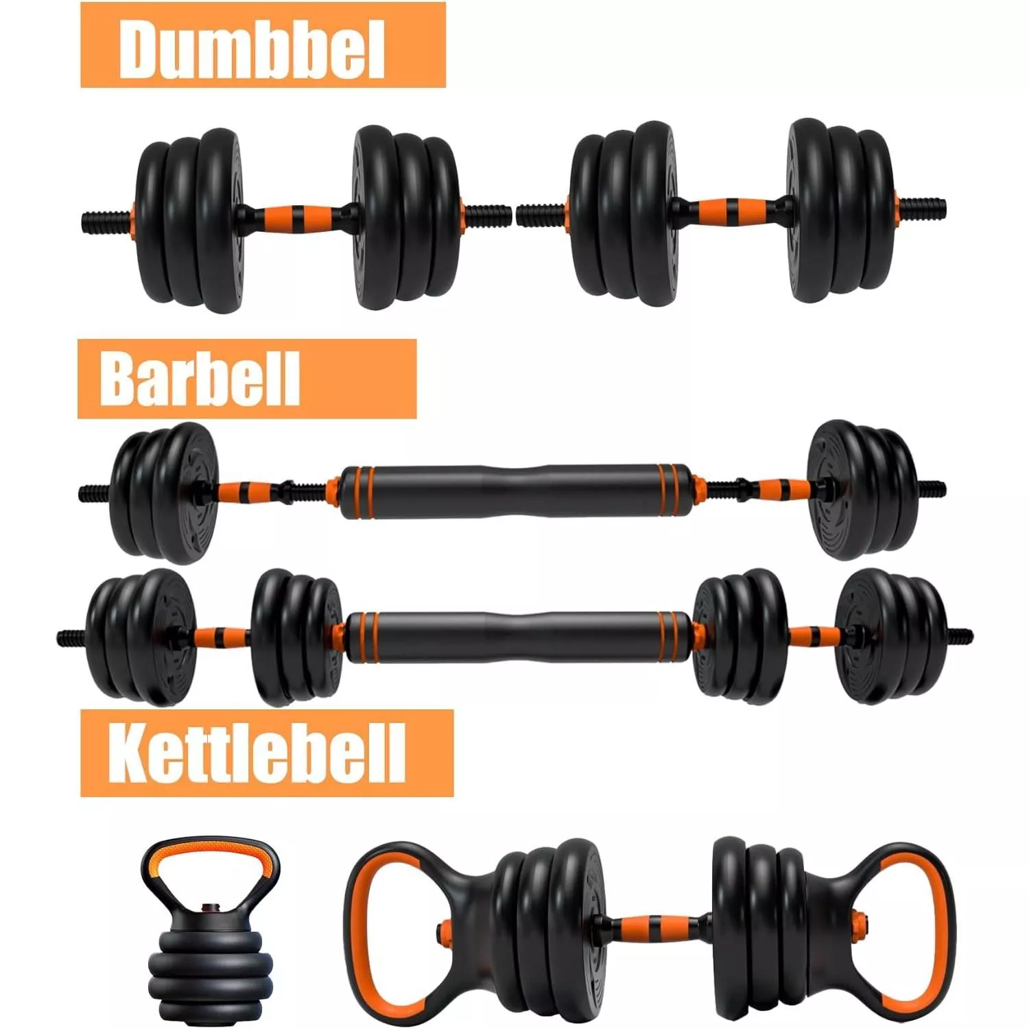 Adjustable Dumbbells Weights Set 44lbs