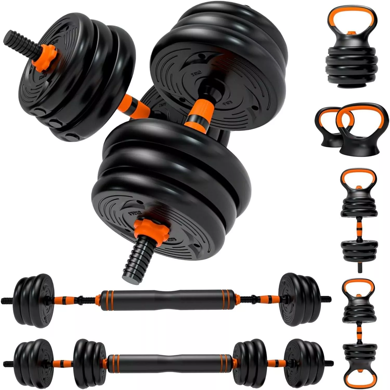 Adjustable Dumbbells Weights Set 44lbs