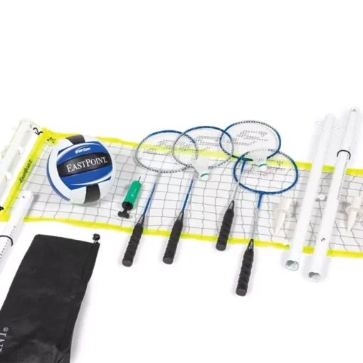 Premium 2-in-1 Volleyball and Badminton Net Set