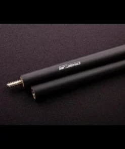 Elite 58″ Matte Black Composite Warp-Resistant Snooker Cue with Leather Tip