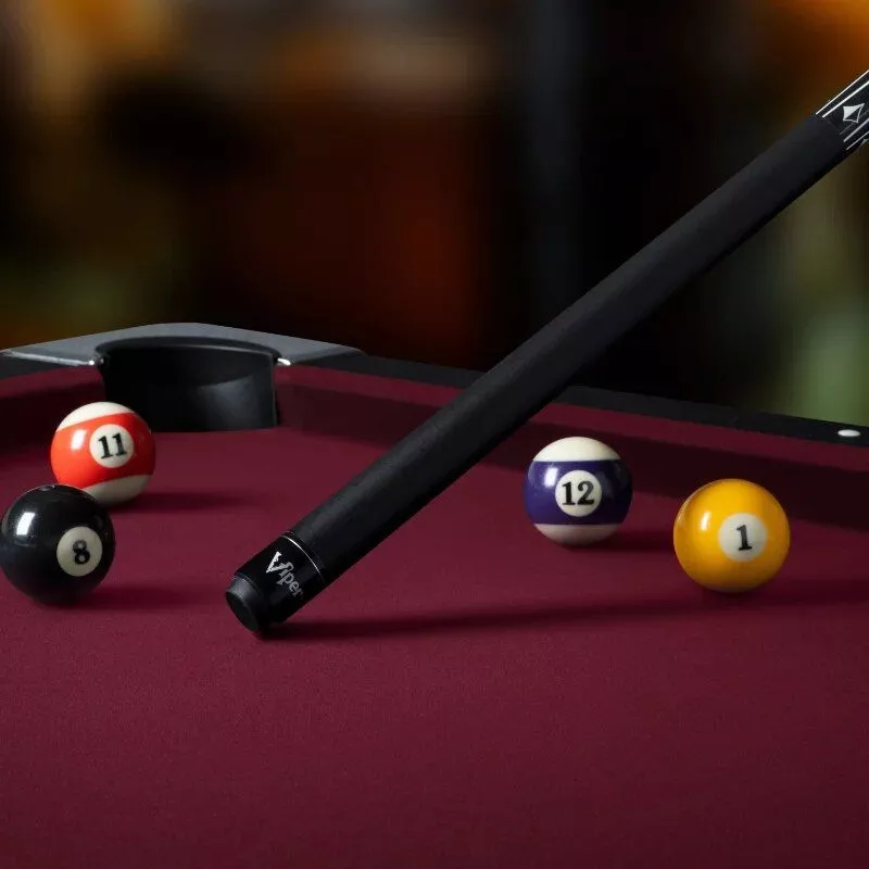 58″ Black 2-Piece Billiard/Pool Cue
