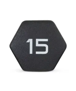 12/15lb Hexagonal Neoprene Dumbbell Set