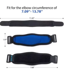 Adjustable Elbow Brace Sleeve with Compression Pad