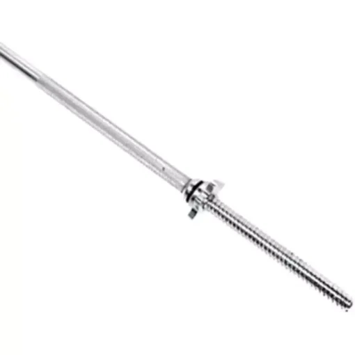 6-Foot Solid Steel Standard Barbell with Threaded Ends - Image 5
