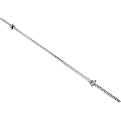 6-Foot Solid Steel Standard Barbell with Threaded Ends - Image 7