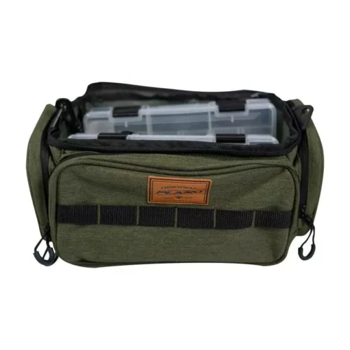 Compact Fishing Tackle Bag with Dual Stowaways
