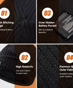 Winter Warmth Rechargeable Heated Beanie