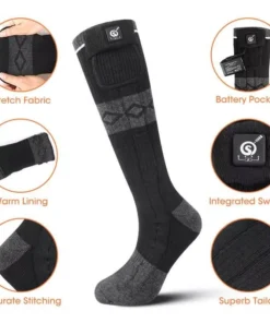Rechargeable Thermal Foot Warmer Socks for Outdoor Activities