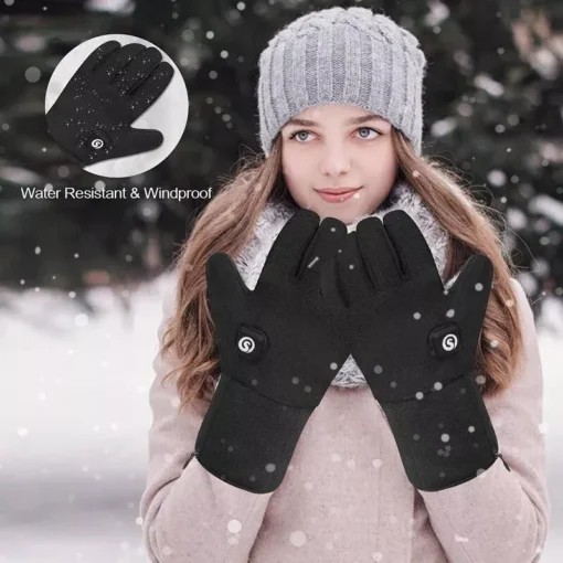 Winter Thermal Electric Heated Cycling Gloves - Image 3